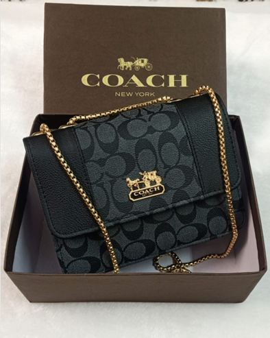 Coach Signature Chain Bag