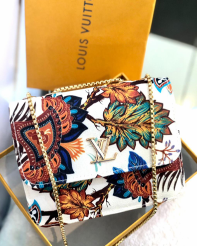 LV Chevron Chain Bag β Multicolor