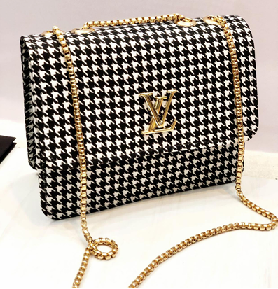 LV Chevron Chain Bag β Multicolor