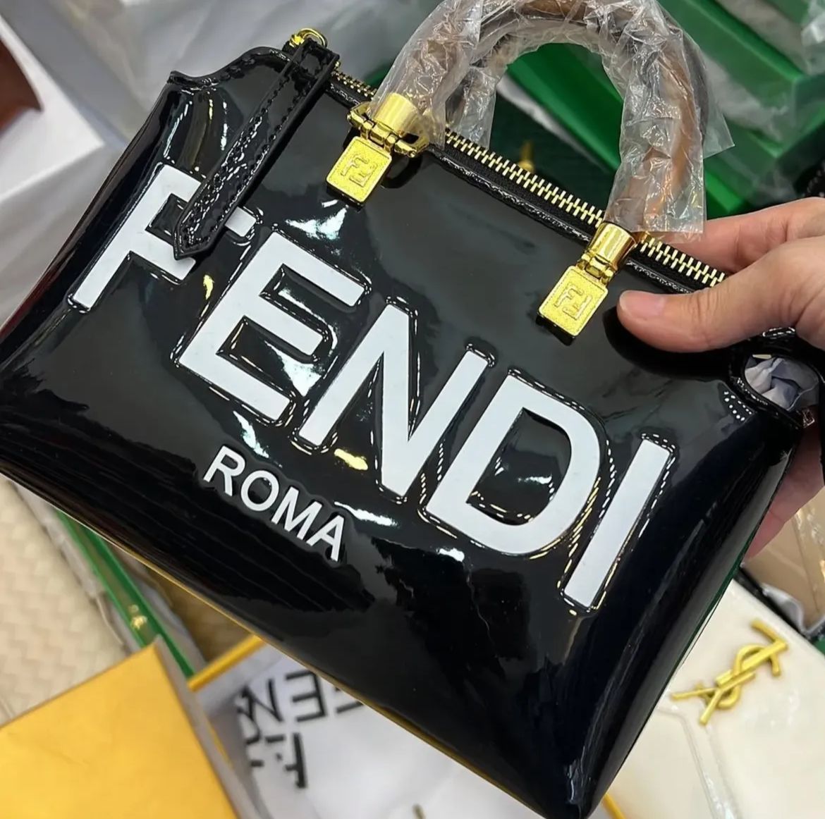 F.Style Roma Shine Structured Carryall