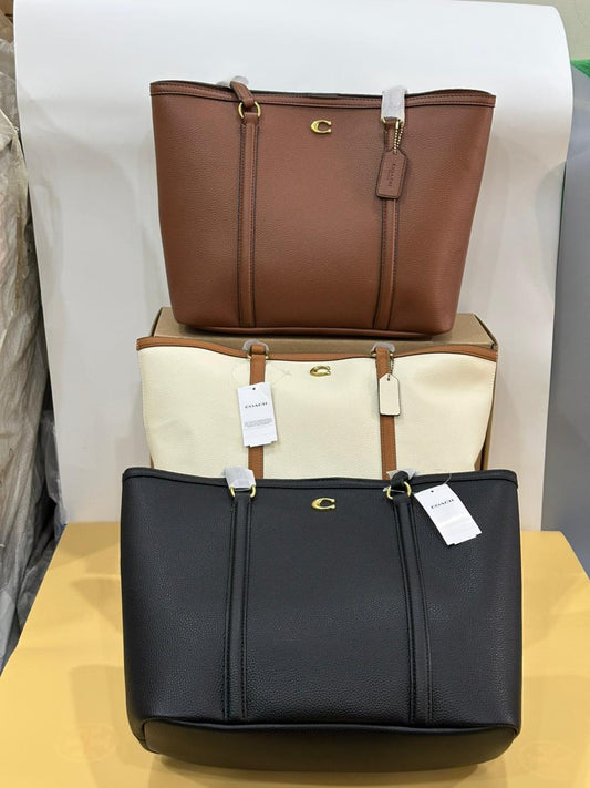 Madison Luxe Tote β Gold Accent Everyday Carryall