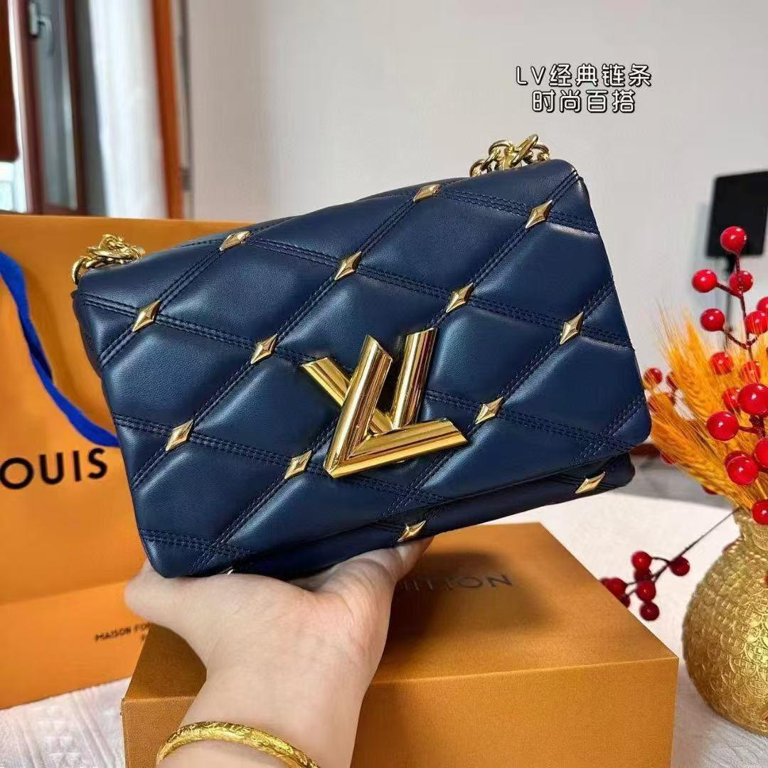 L.V Bag – Gold Accent Chain