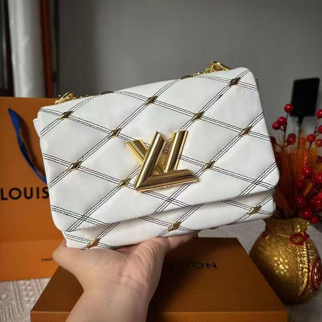 L.V Bag – Gold Accent Chain