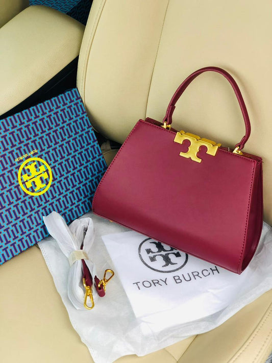 Tory Burch Classic Leather Top Handle Bag - Shaszelle Collection
