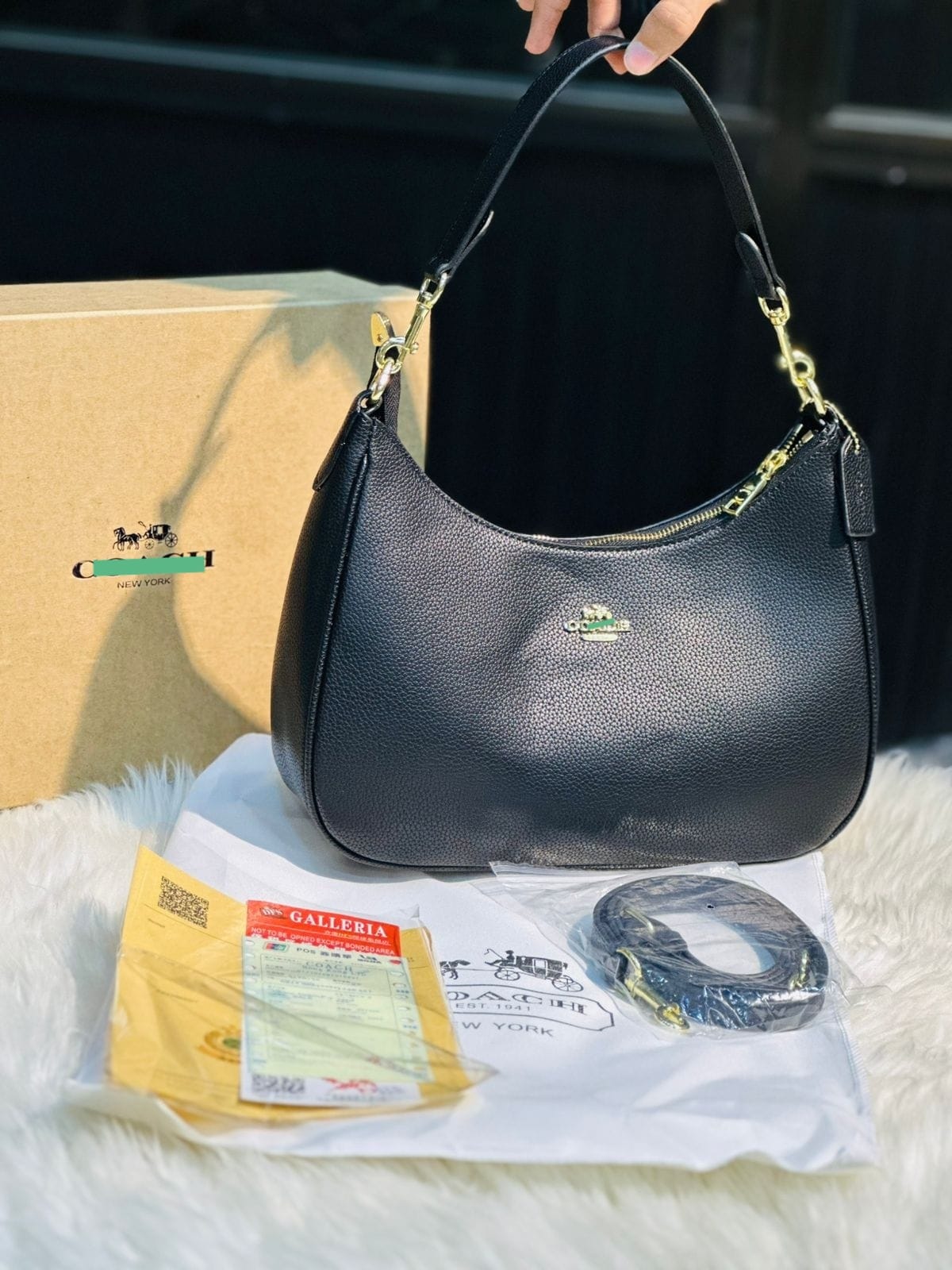 Monogram Curve Hobo β Signature Print Collection