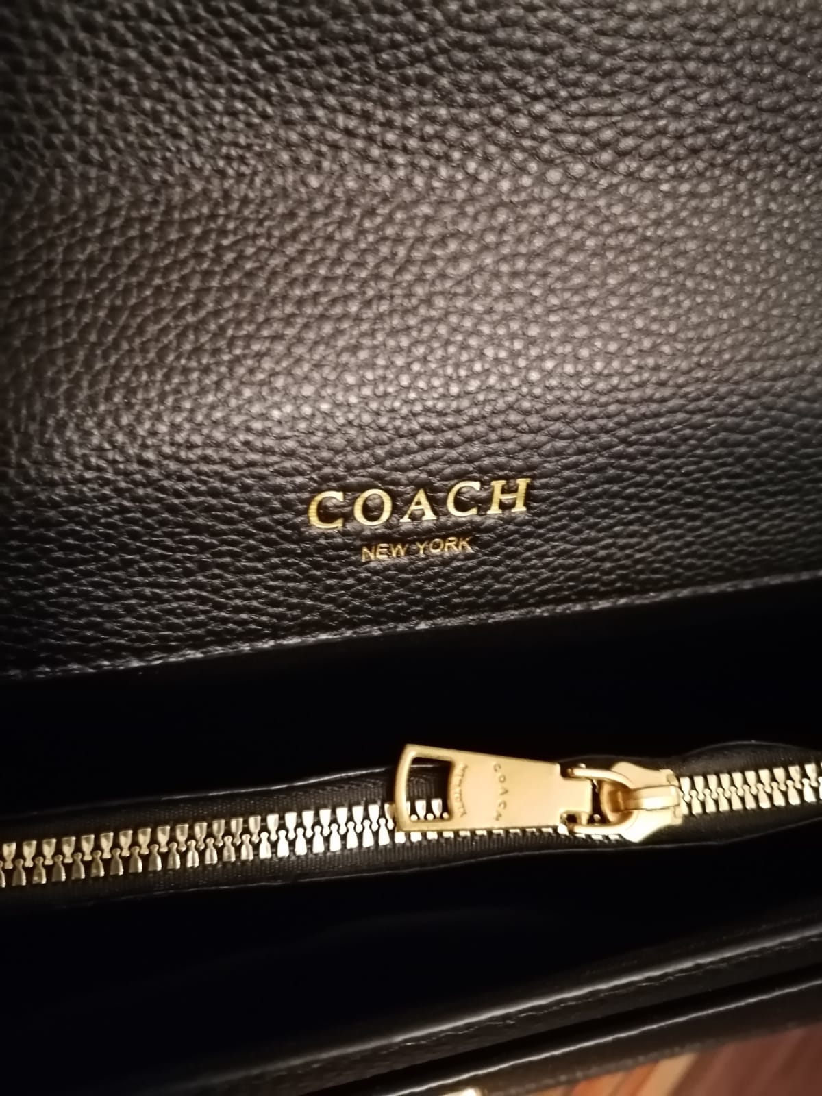 Coach Leather Crossbody Bag with Signature C Buckle - Shaszelle Collection