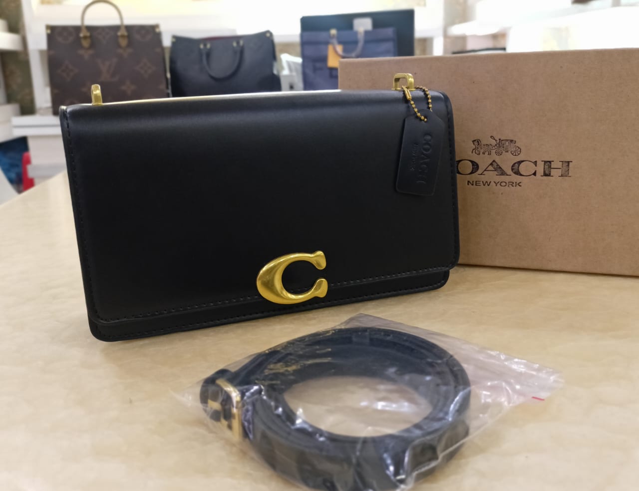 Coach Leather Crossbody β Signature Elegance - Shaszelle Collection