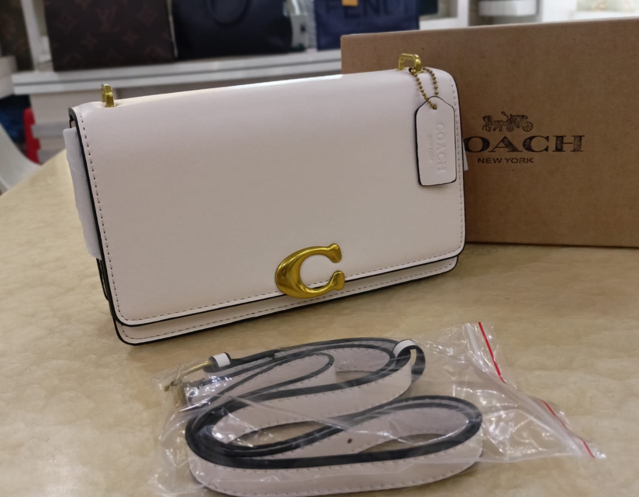 Coach Leather Crossbody β Signature Elegance - Shaszelle Collection