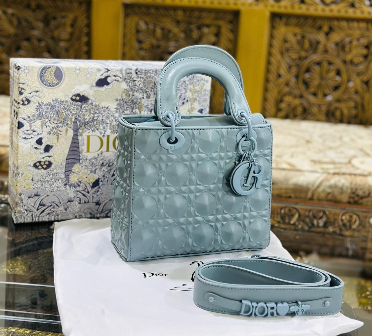 Lady Dior Mini Patent Leather Nude - Shaszelle Collection