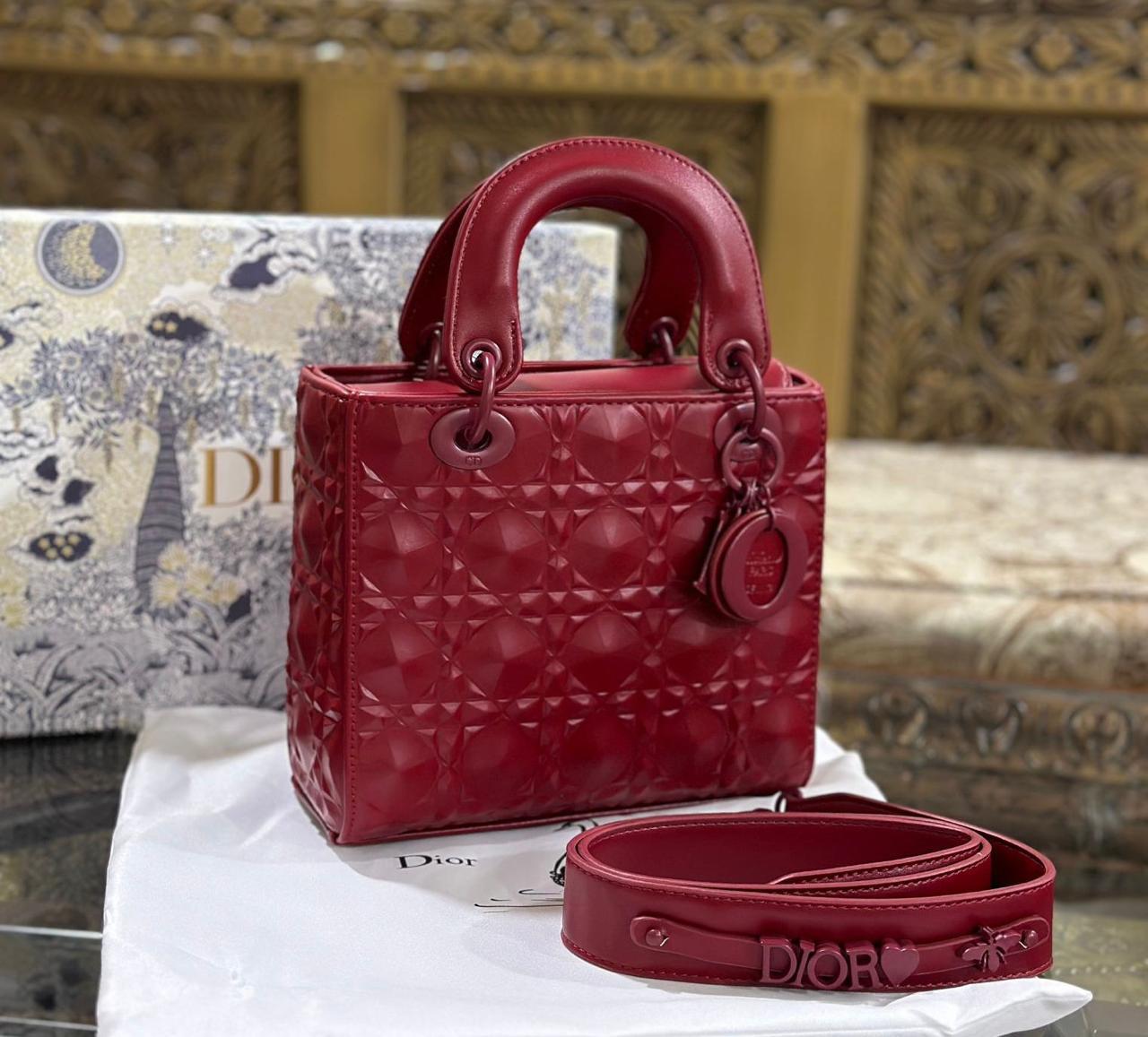 Lady Dior Mini Patent Leather Nude - Shaszelle Collection