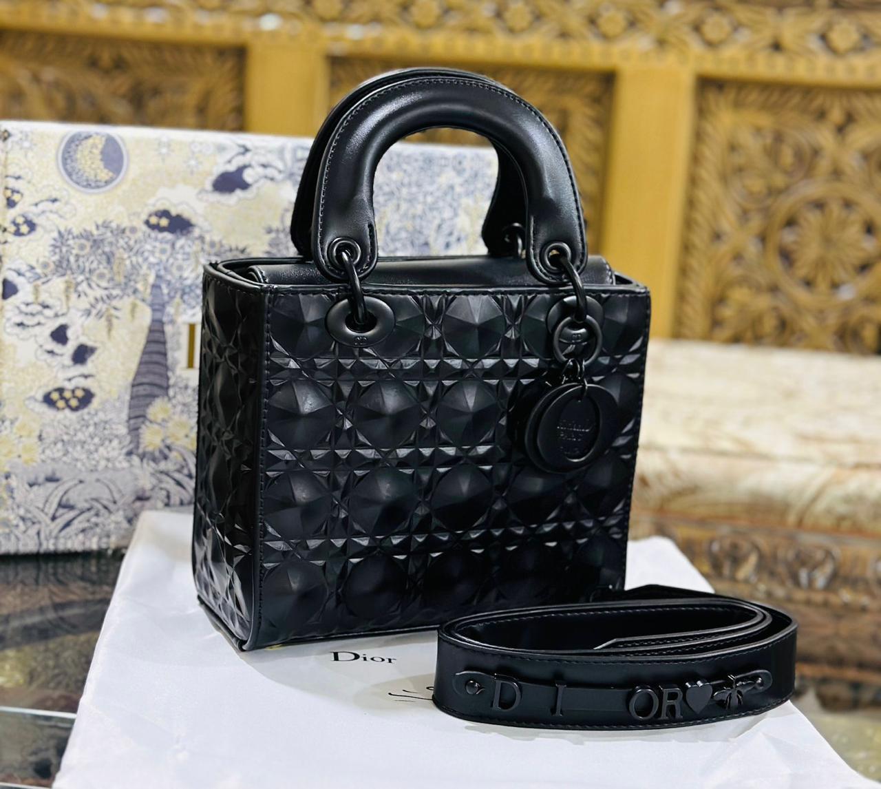 Lady Dior Mini Patent Leather Nude - Shaszelle Collection