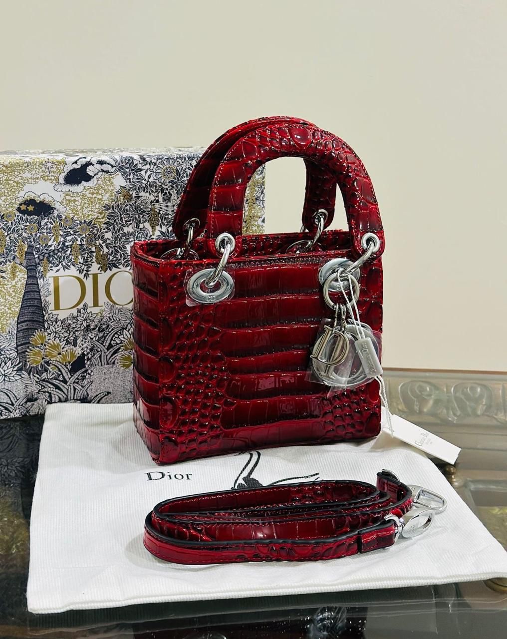 Lady Dior Mini Bag – Snake Embossed Leather - Shaszelle Collection