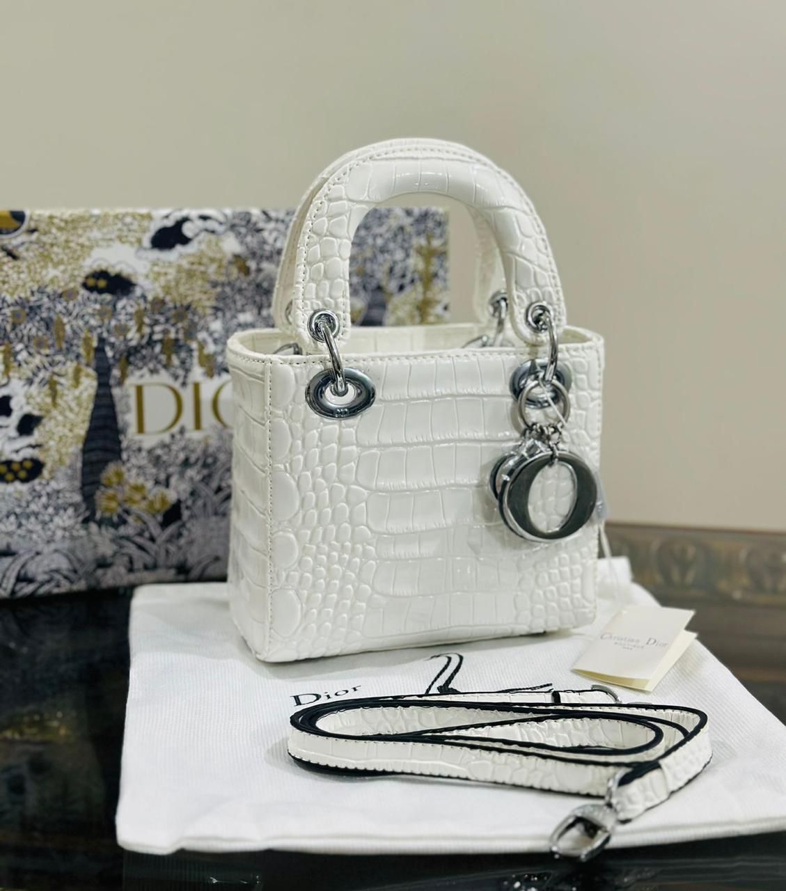 Lady Dior Mini Bag – Snake Embossed Leather - Shaszelle Collection