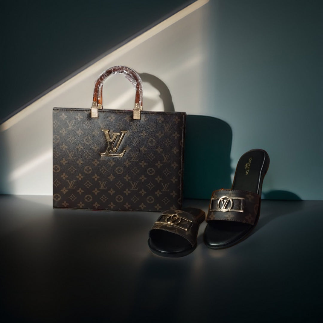 Louis Vuitton Monogram Bag & Slide Combo 🤎