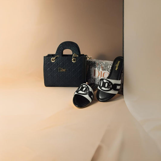 Dior-Inspired Black Luxe Combo