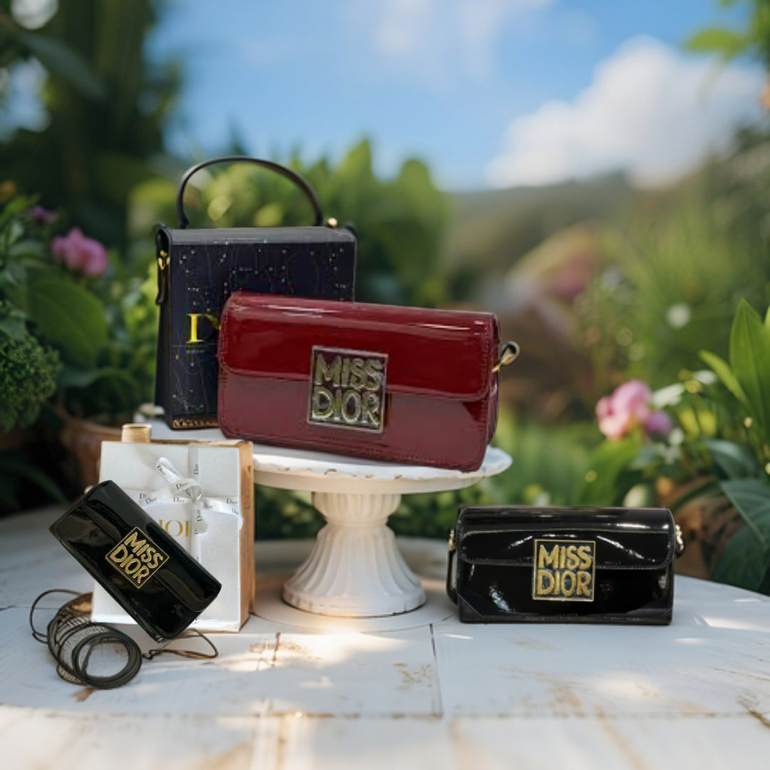 Miss Dior Luxe Mini Bag – Glossy Finish 💄✨