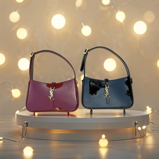 YSL Aurelia Mini Shoulder Bag β Red & Black