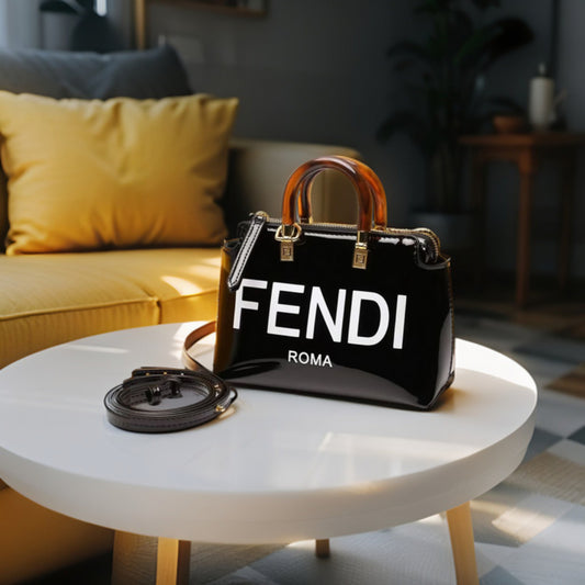 F.Style Roma Shine Structured Carryall