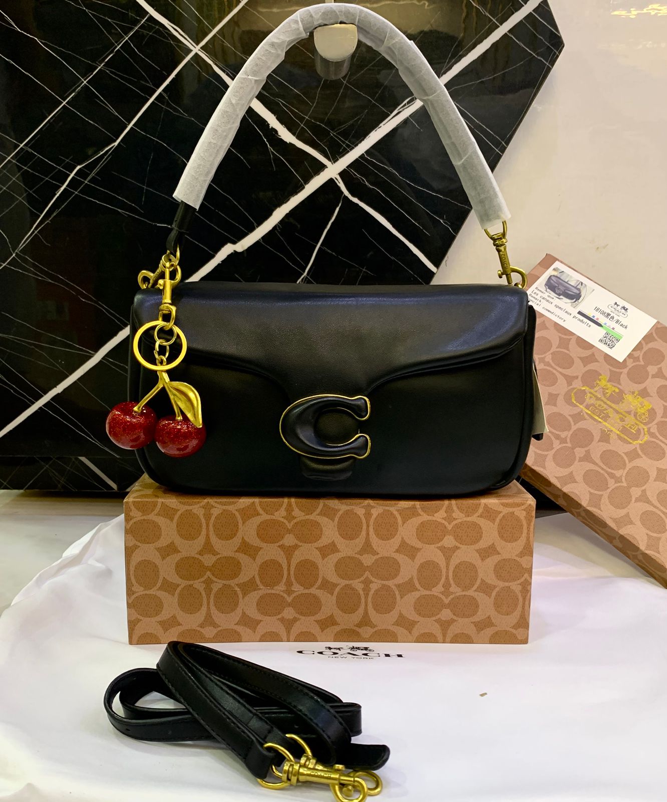 Cherry Charm Shoulder Bag