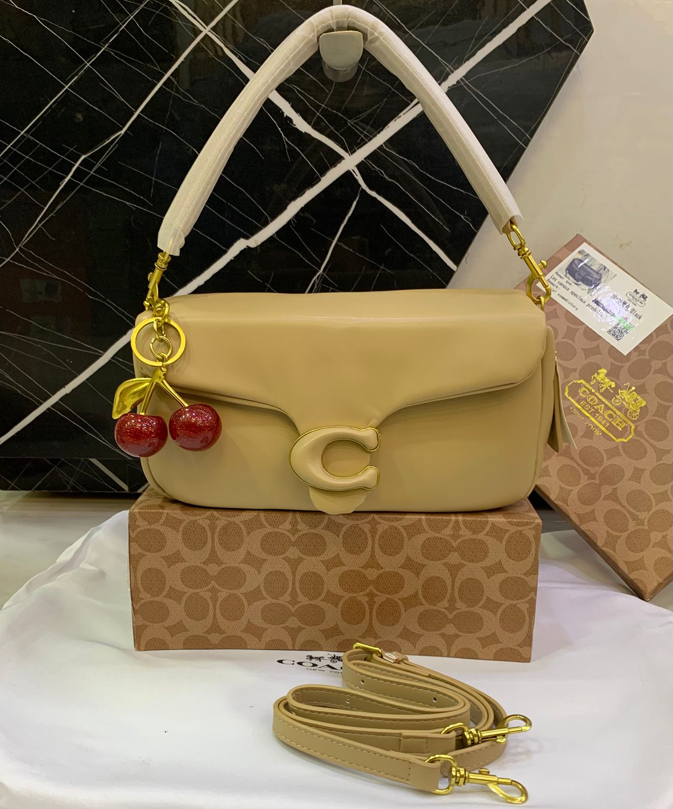 Cherry Charm Shoulder Bag