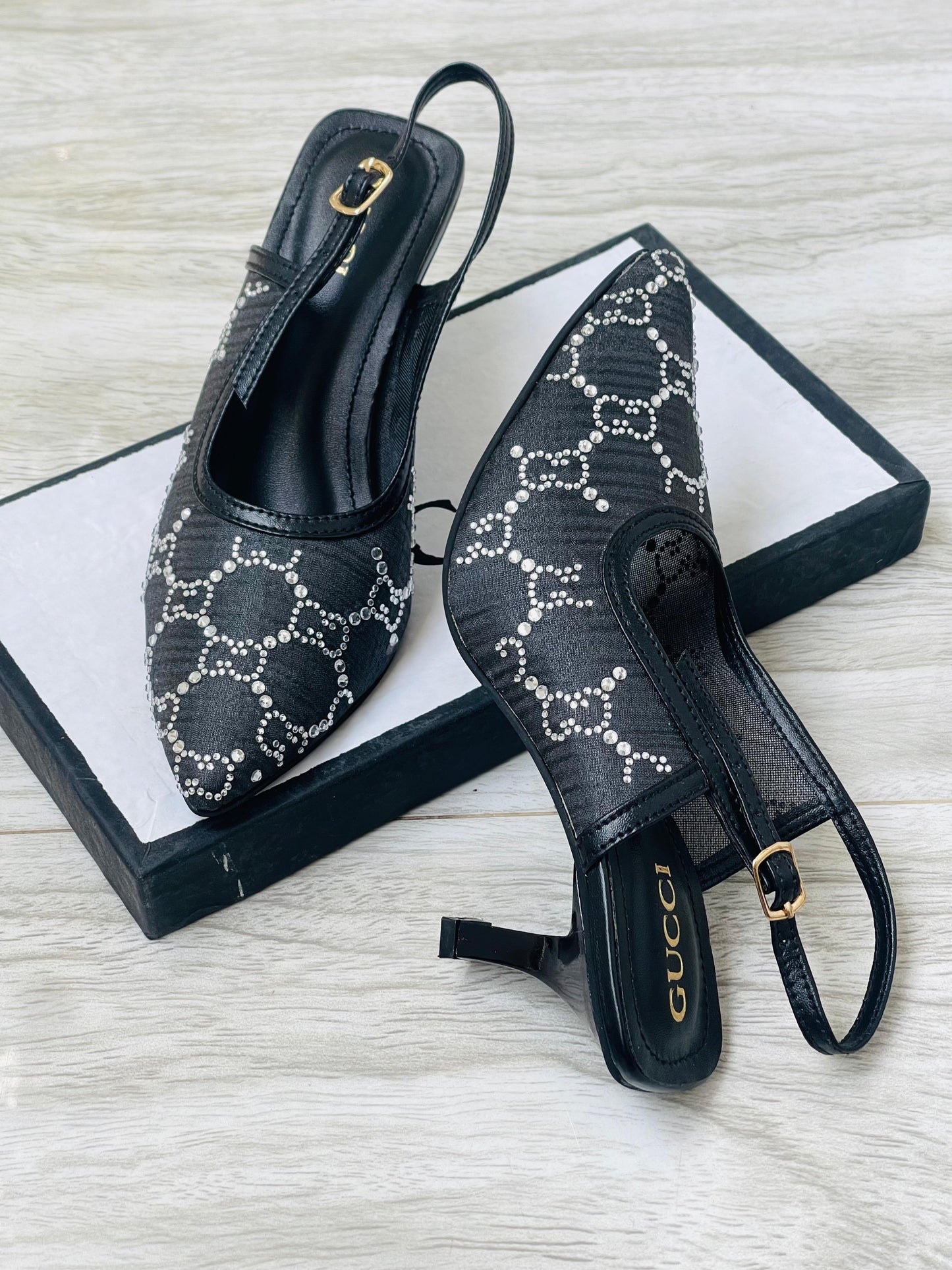 Luxury Mesh Heels
